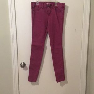magenta free people jeans
